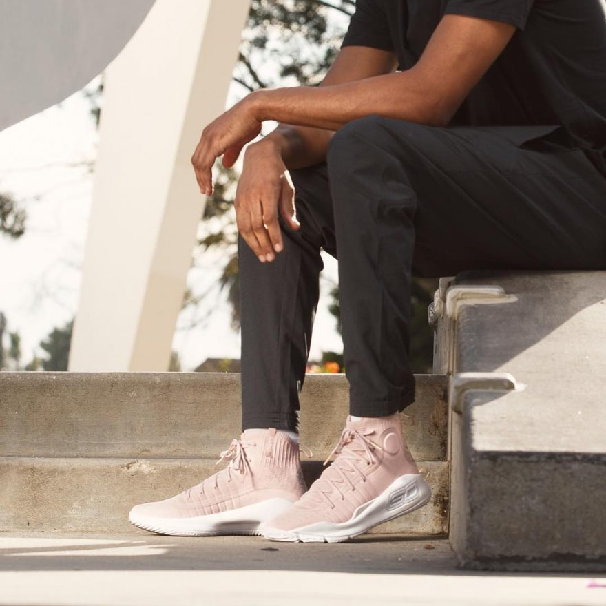 Giày Under Armour Curry 4 Flotro 'Pink' 3024861-600 - Ảnh 4