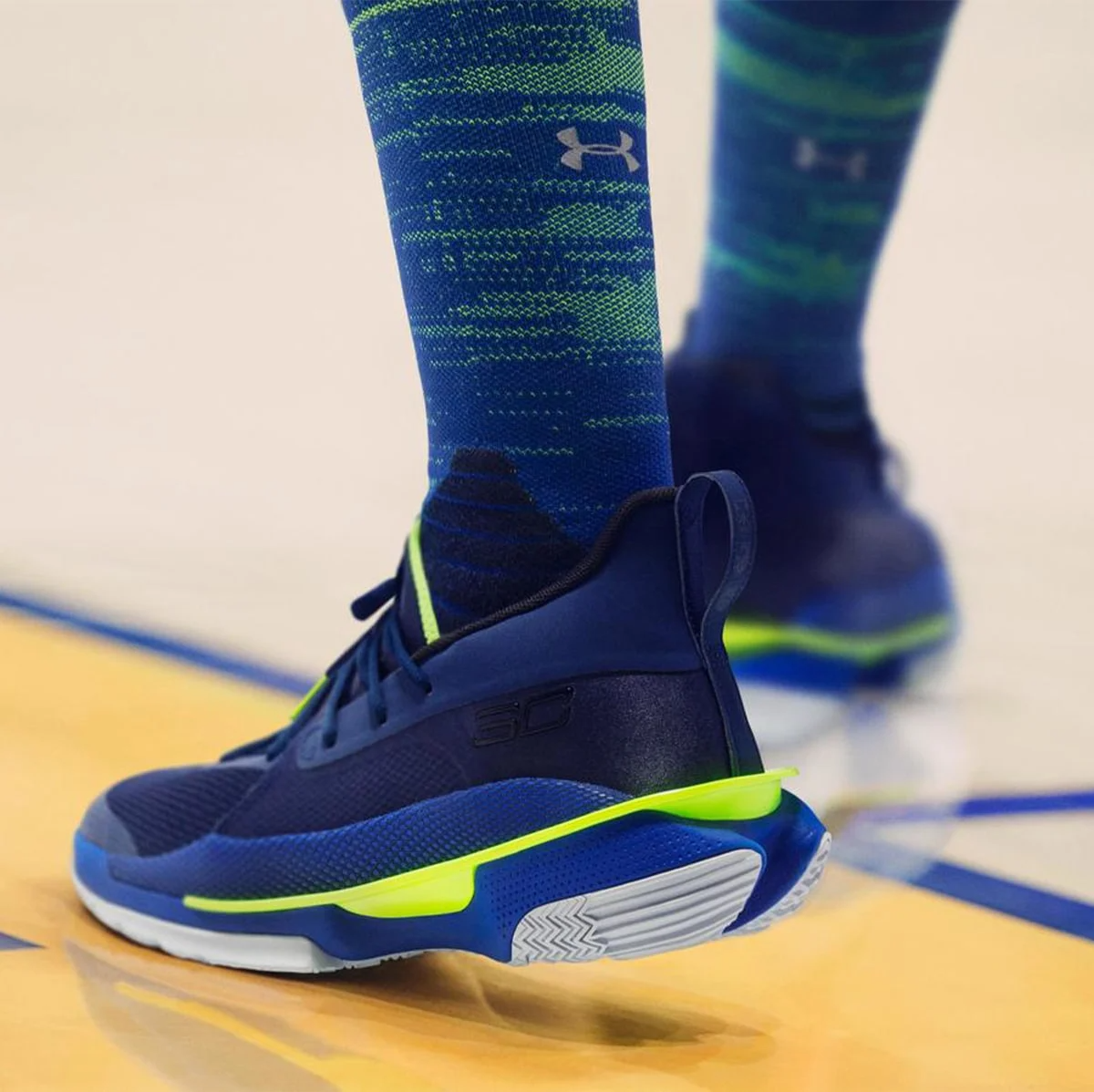 Giày Under Armour Curry 7 'Dub Nation' 3021258-405 - Ảnh 2