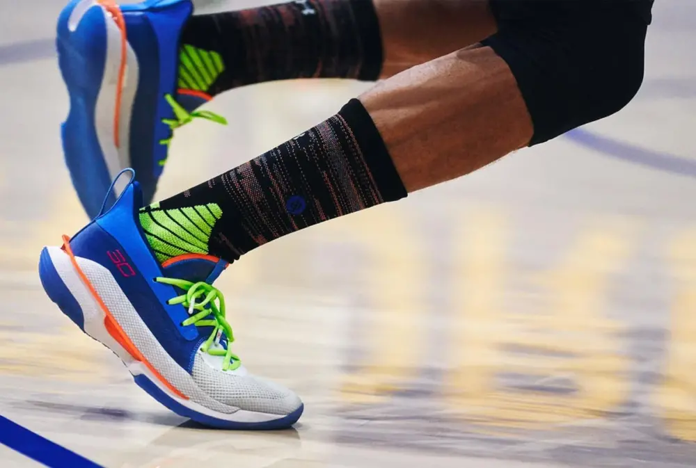 Giày Under Armour Curry 7 'Super Soaker' 3021258-404 - Ảnh 4
