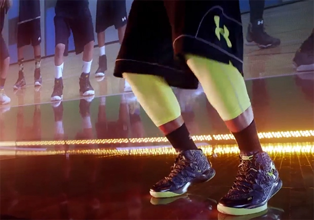 Giày Under Armour Curry 1 Retro 'Dark Matter' 3026049-001 - Ảnh 4