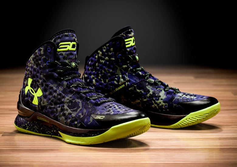 Giày Under Armour Curry 1 Retro 'Dark Matter' 3026049-001 - Ảnh 5