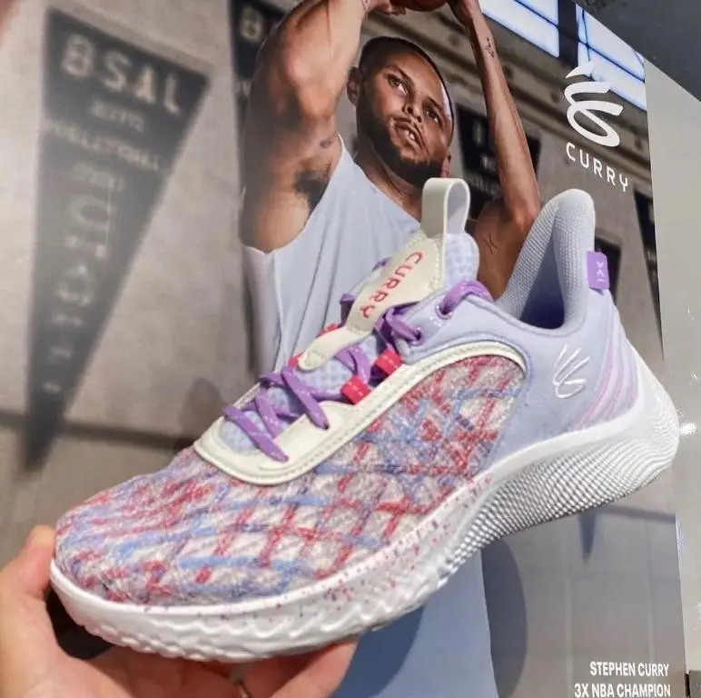 Giày Under Armour Curry Flow 9 'For The W' GS 3025731-401 - Ảnh 5