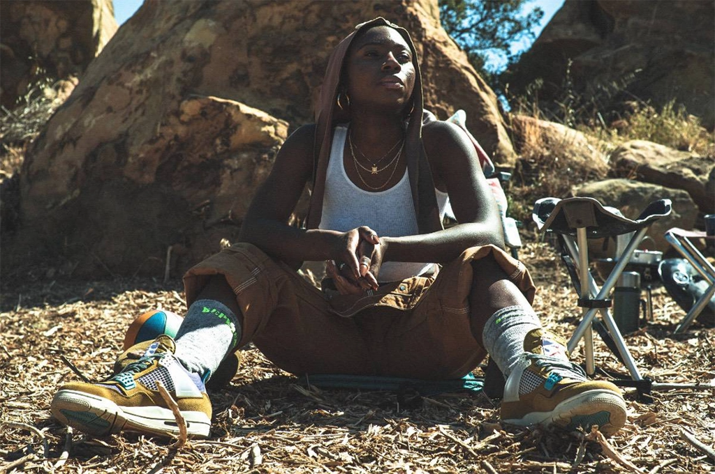 Giày Nike Union LA x Air Jordan 4 Retro 'Desert Moss' DJ5718-300 - Ảnh 6