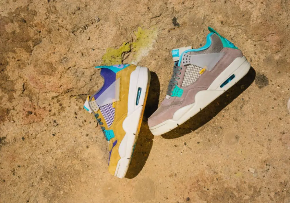 Giày Nike Union LA x Air Jordan 4 Retro 'Taupe Haze' DJ5718-242 - Ảnh 3