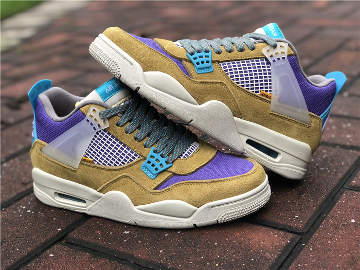 Giày Nike Union LA x Air Jordan 4 Retro 'Desert Moss' DJ5718-300 - Ảnh 2