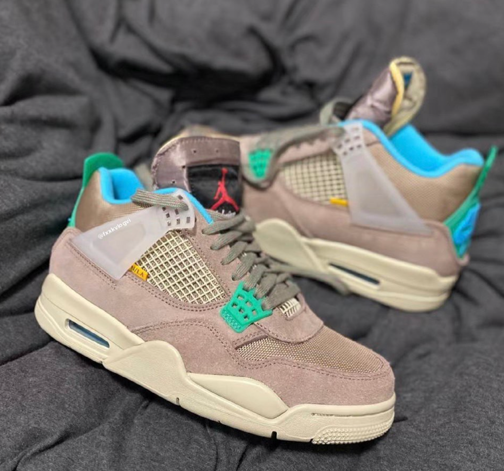 Giày Nike Union LA x Air Jordan 4 Retro 'Taupe Haze' DJ5718-242 - Ảnh 4