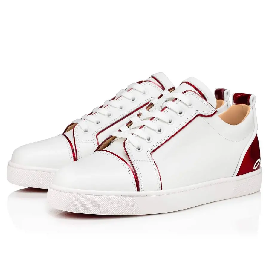 Giày Christian Louboutin Fun Louis Junior 'White Loubi' 3220607J679 - Ảnh 2