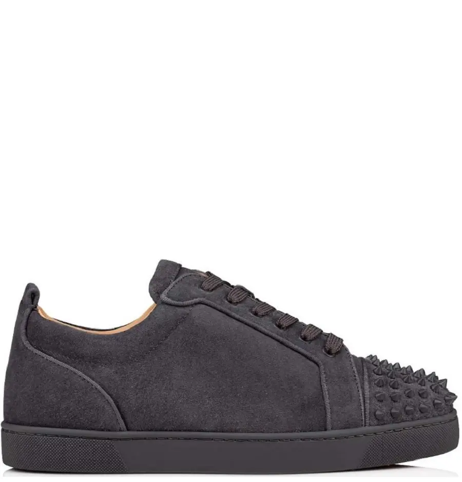 Giày Christian Louboutin Louis Junior Spikes 'Black' 3160934I395