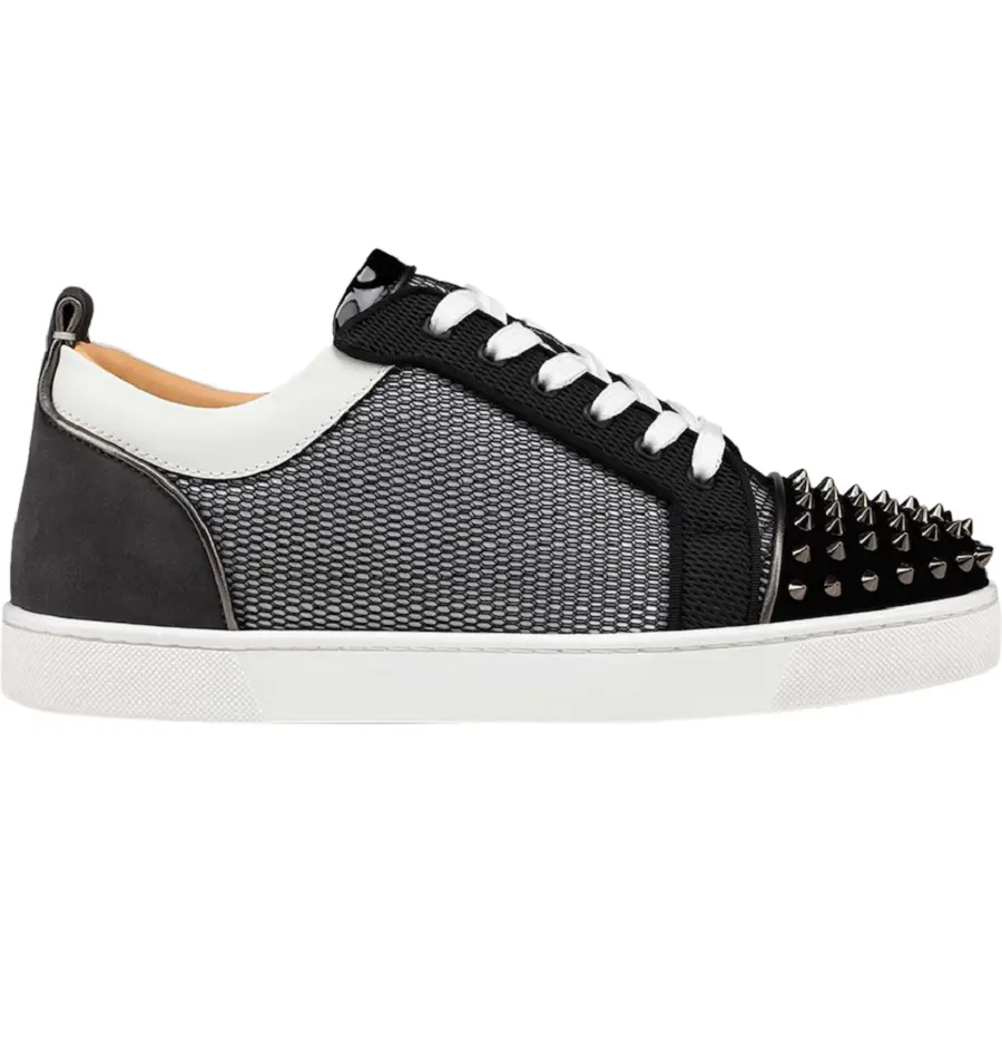 Giày Christian Louboutin Louis Junior Spikes 'Black' 3220590M025
