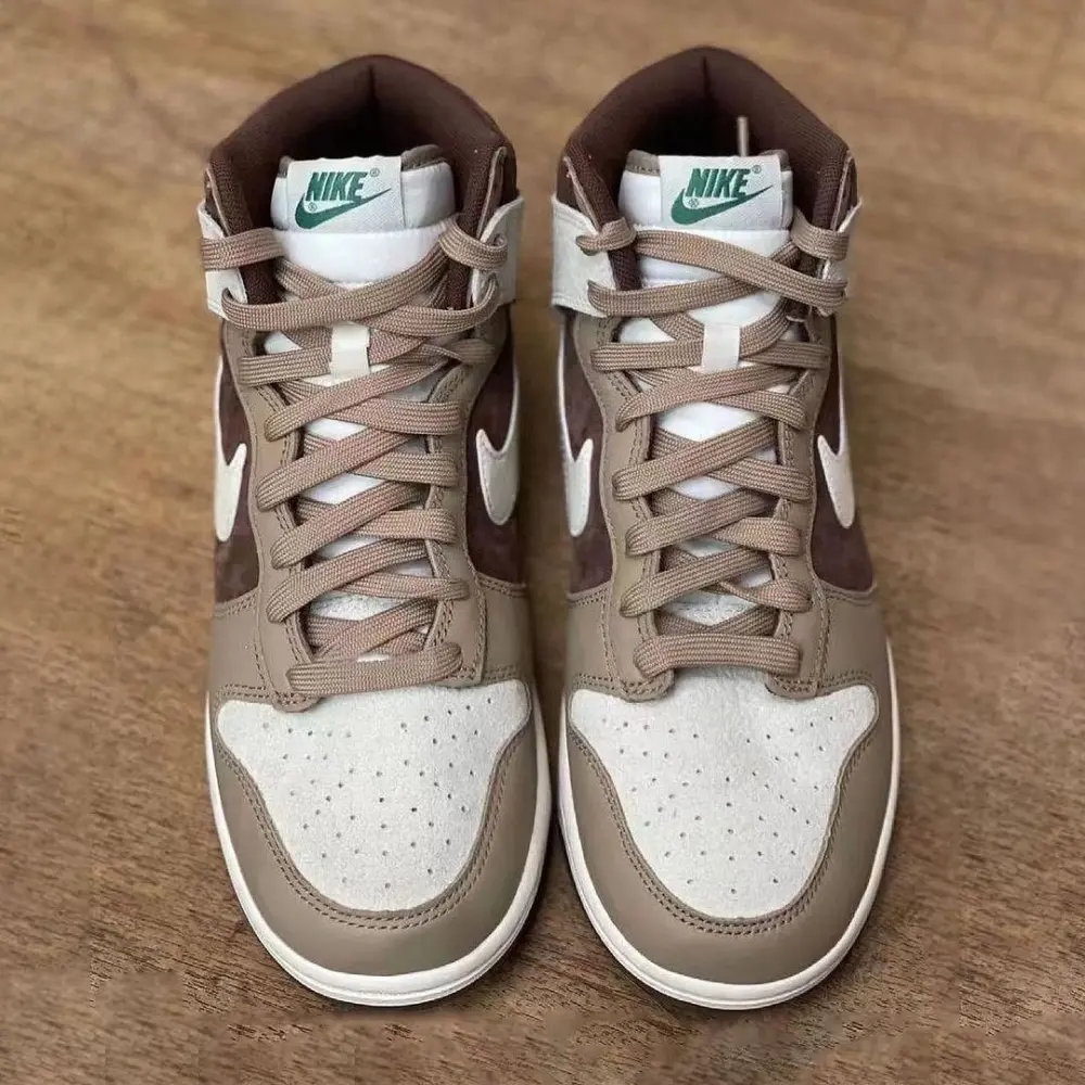 Giày Nike Dunk High “Light Chocolate” DH5348-100 - Ảnh 5