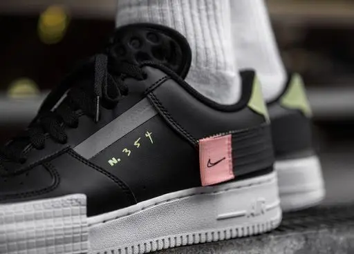 Alternative view of Giày Nike Air Force 1 'Type Black' CI0054-001