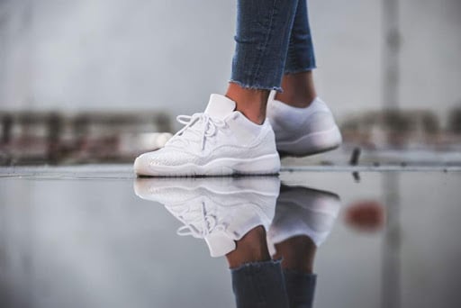 Giày Nike Air Jordan 11 Retro Low 'Heiress Pure Platinum' 897331-100 - Ảnh 6