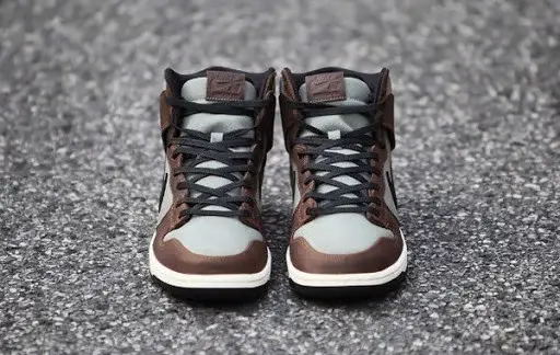 Giày Nike SB Dunk High Baroque Brown BQ6826-201 - Ảnh 6