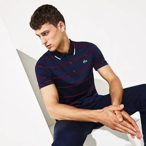 Lacoste President's Cup Short Sleeve DH0428-19C - Ảnh 4
