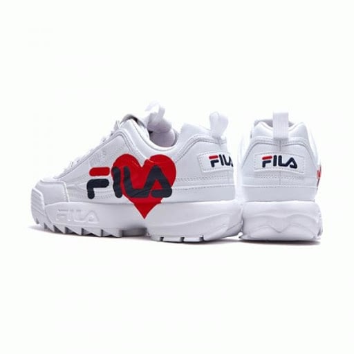 Giày Fila Disruptor 2 White Valentines Day FLFLAA1X04 - Ảnh 3