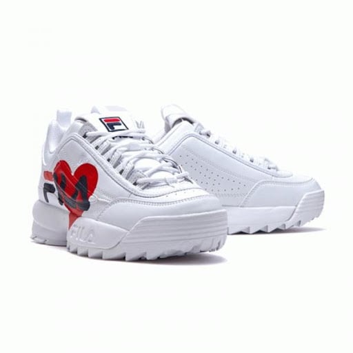 Giày Fila Disruptor 2 White Valentines Day FLFLAA1X04 - Ảnh 2