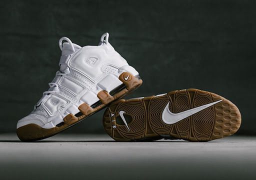 Giày Nike Air More Uptempo GS 'White Gum' 415082-101 - Ảnh 5