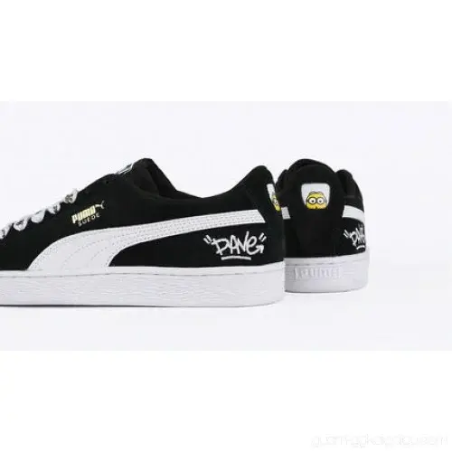 Giày Puma Minions Suede Jr 'Black White' 365527-03 - Ảnh 3