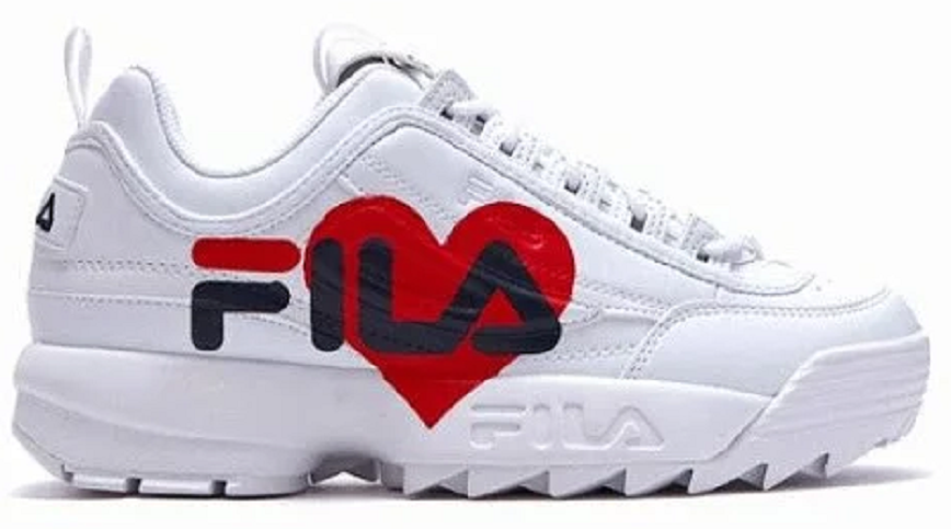 Giày Fila Disruptor 2 White Valentines Day FLFLAA1X04