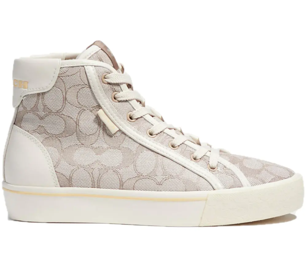 Giày Coach Citysole High Top Platform Sneaker 'Stone' C9059