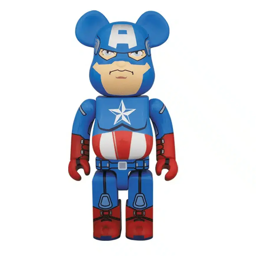 Mô Hình Bearbrick Captain A 400%