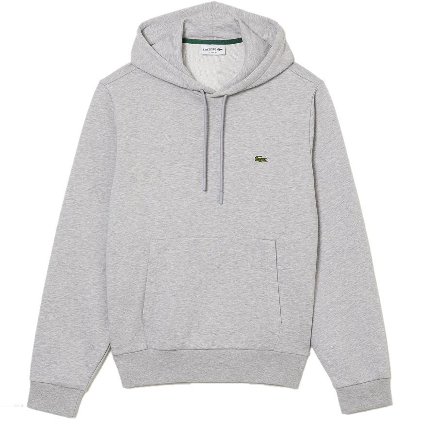 Áo Lacoste Organic Cotton Kangaroo Pocket Sweatshirt 'Gray' SH2567-53G-CCA
