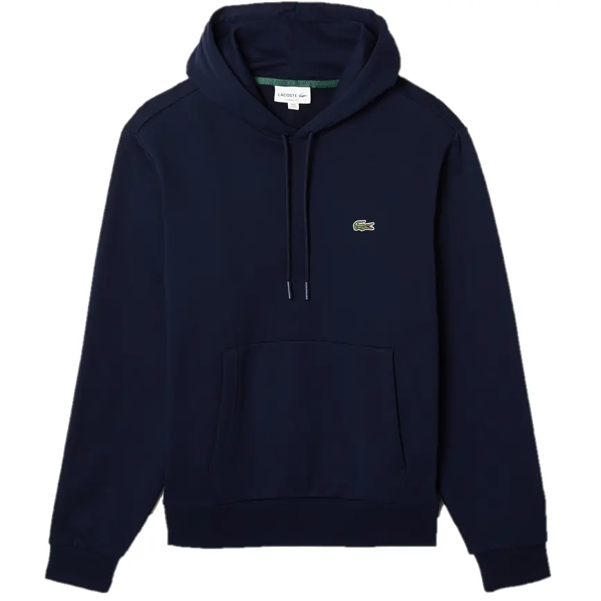 Áo Lacoste Organic Cotton Kangaroo Pocket Sweatshirt 'Blue' SH2567-53G-166