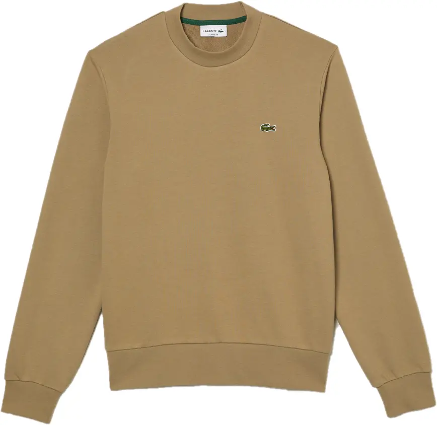 Áo Lacoste Classic Fit Crew Neck Fleece Sweatshirt 'Beige' SH2564-53G-CB8