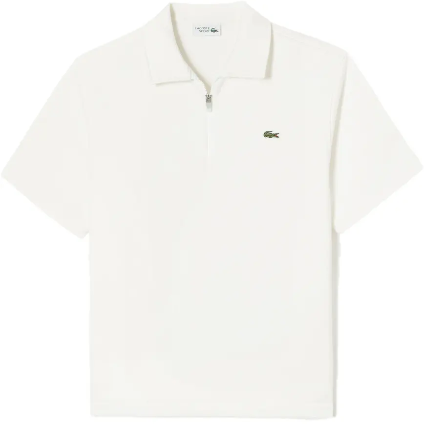 Áo Lacoste Basic Short Sleeve Sweatshirt 'Cream' SH602E-53G-70V