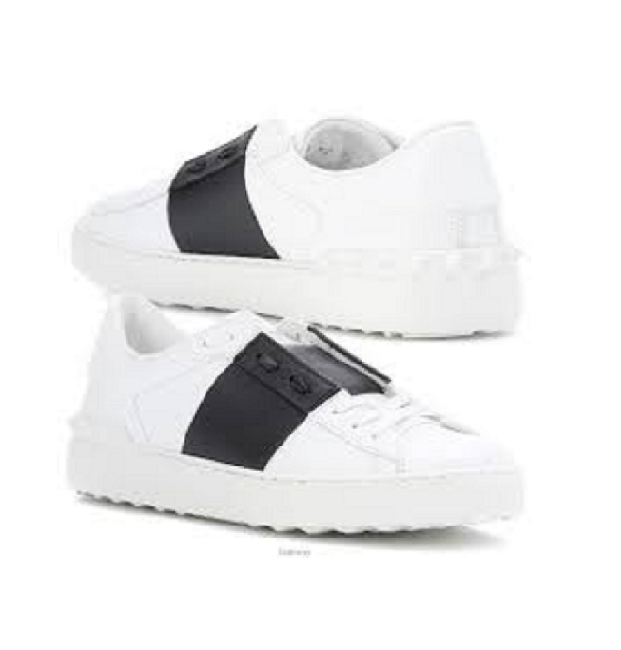 Giày Valentino Women's Rockstud Hidden Open Sneakers UW0S0781-BLU-A01 - Ảnh 5