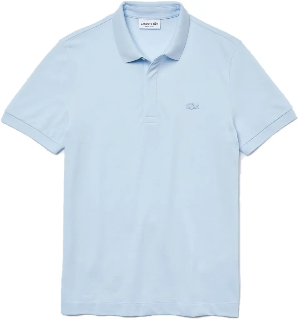 Áo Lacoste Paris Stretch Cotton Piqué Polo Shirt 'Blue' PH5522-T01