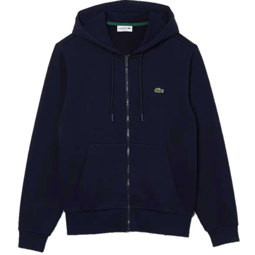 Áo Lacoste Organic Cotton Zip-up Sweatshirt 'Blue' SH2566-53G-166