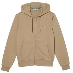 Áo Lacoste Organic Cotton Zip-up Sweatshirt 'Beige' SH2566-53G-CB8