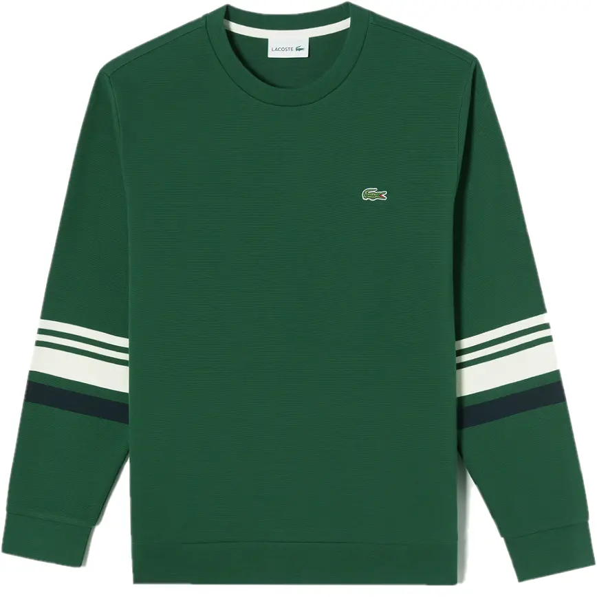Áo Lacoste Ottoman Color Block Sweatshirt 'Green' SH151E-53G-132