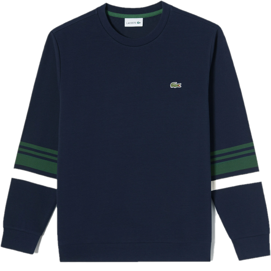 Áo Lacoste Ottoman Color Block Sweatshirt 'Blue' SH151E-53G-HDE
