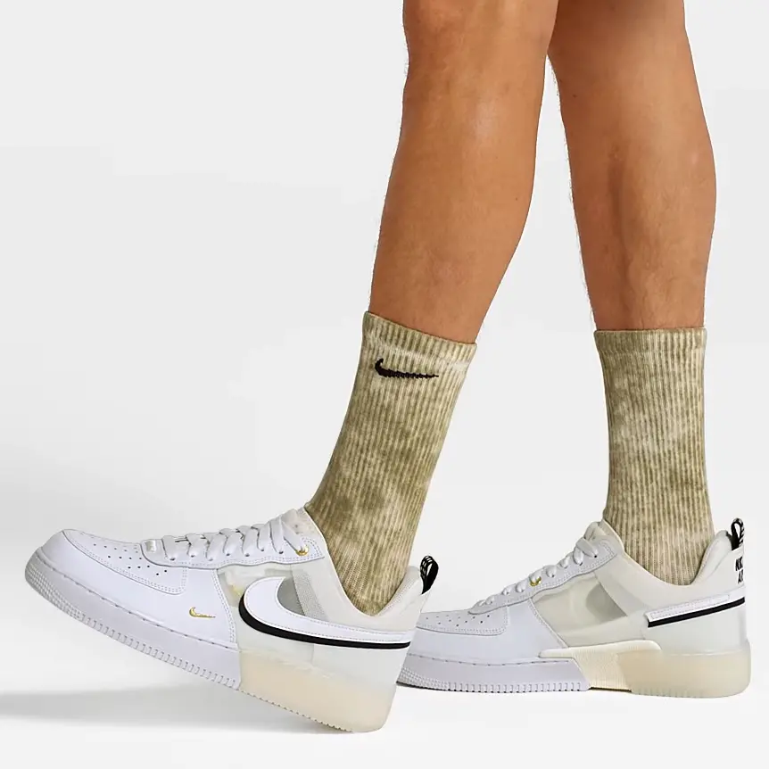 Giày Nike Air Force 1 React 'White Sail Black' DQ7669-100 - Ảnh 3