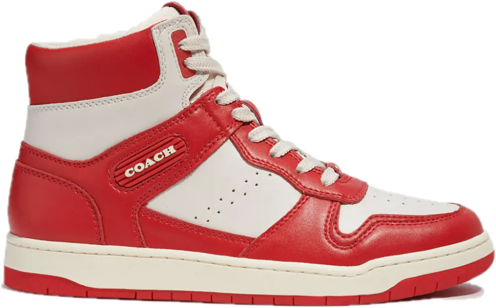 Giày Coach High Top Sneaker 'Sport Red' CG624
