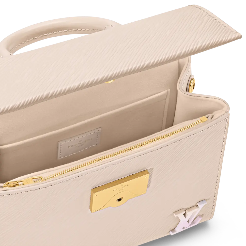 Túi Louis Vuitton Cluny Mini 'Quartz White' M22946 - Ảnh 4