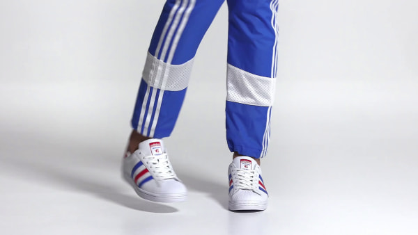 Giày Adidas Superstar 'White Red Blue' FV3033 - Ảnh 5