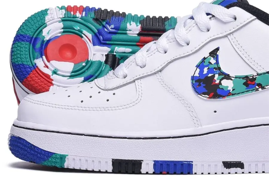 Giày Nike Air Force 1 Low 'Melted Crayon' CU4632-100 - Ảnh 7