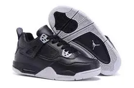 Alternative view of Giày Nike Air Jordan 4 Retro BG 'Oreo' 408452-003