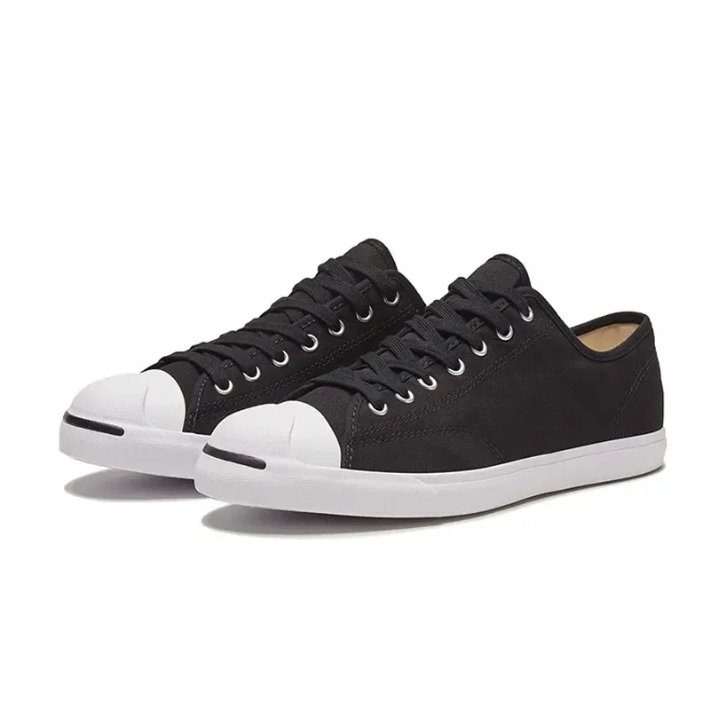 Giày Converse Jack Purcell LP Canvas 'Black White' 165588C - Ảnh 3
