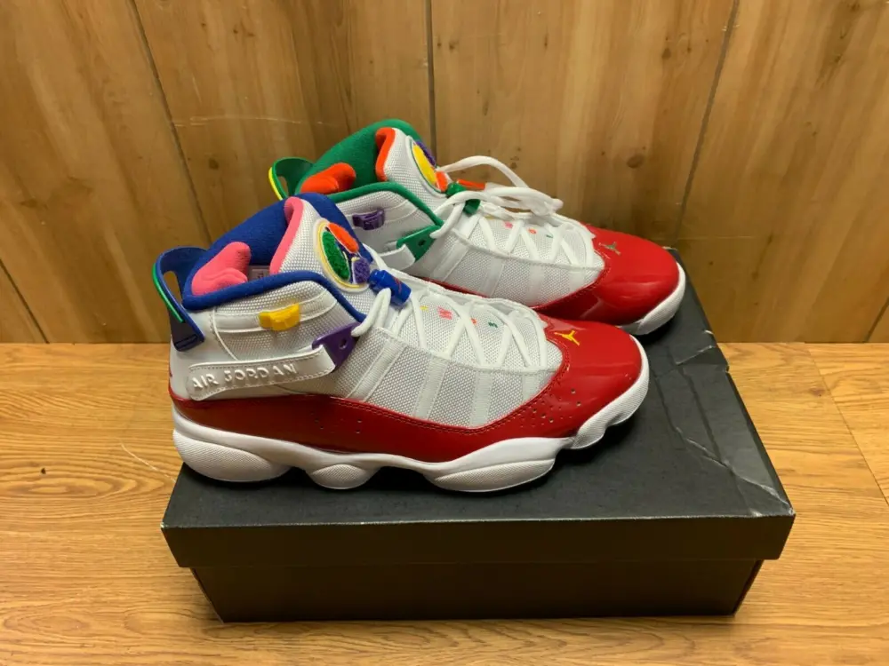 Giày Nike Air Jordan 6 Rings 'Multi-Color' CW7003-100 - Ảnh 6