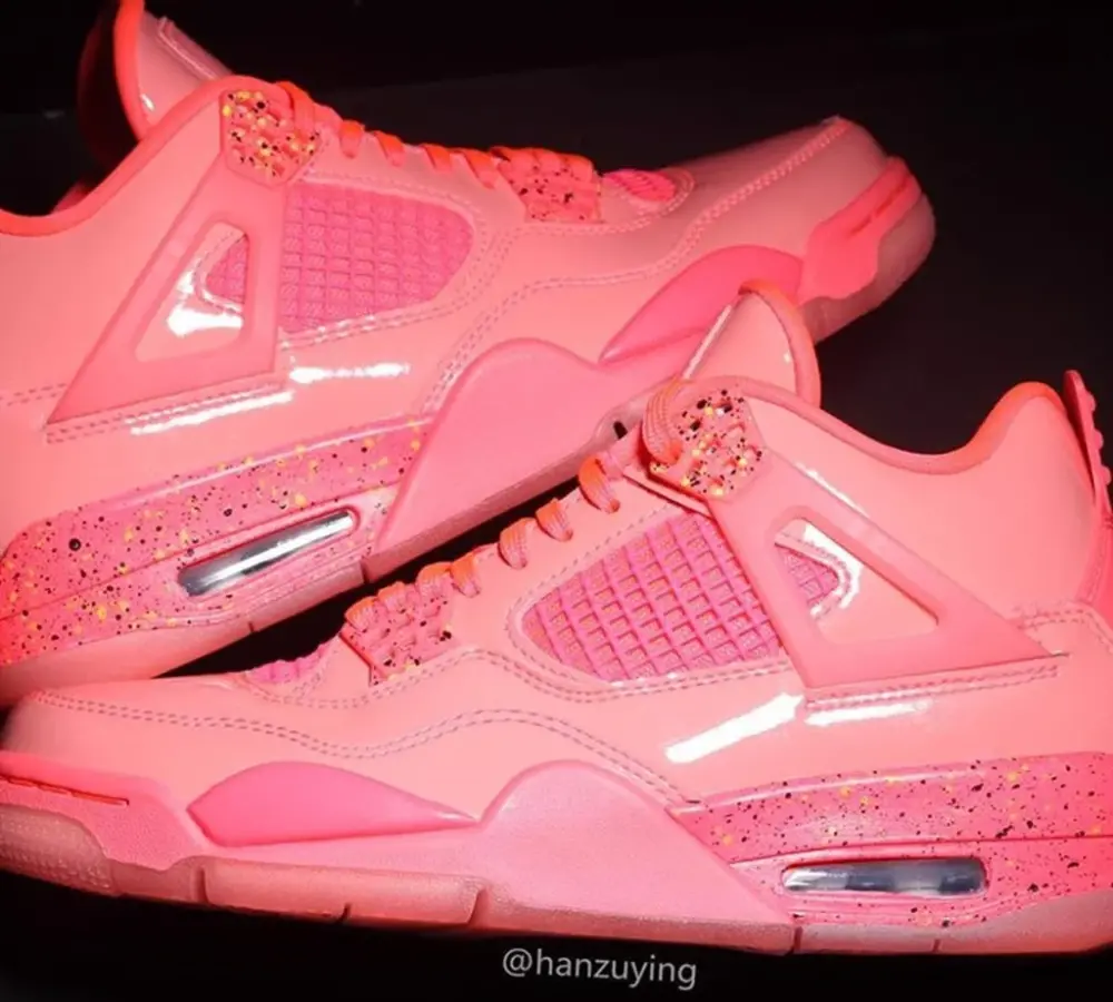 Giày Nike Wmns Air Jordan 4 Retro NRG 'Hot Punch' AQ9128-600 - Ảnh 3