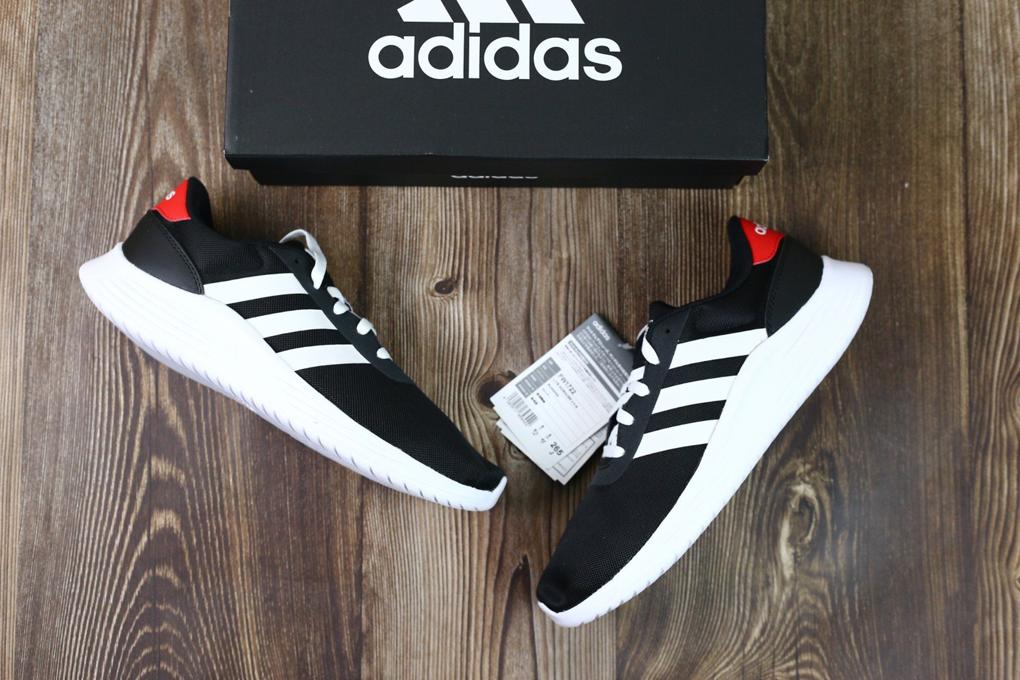 Giày Adidas Lite Racer 2.0 'Core Black Scarlet' FW1722 - Ảnh 7