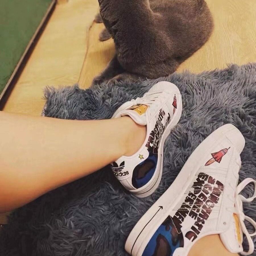 Giày Adidas Kasing Lung x Disney x Superstar Labubu Mickey Mouse GZ8839 - Ảnh 6