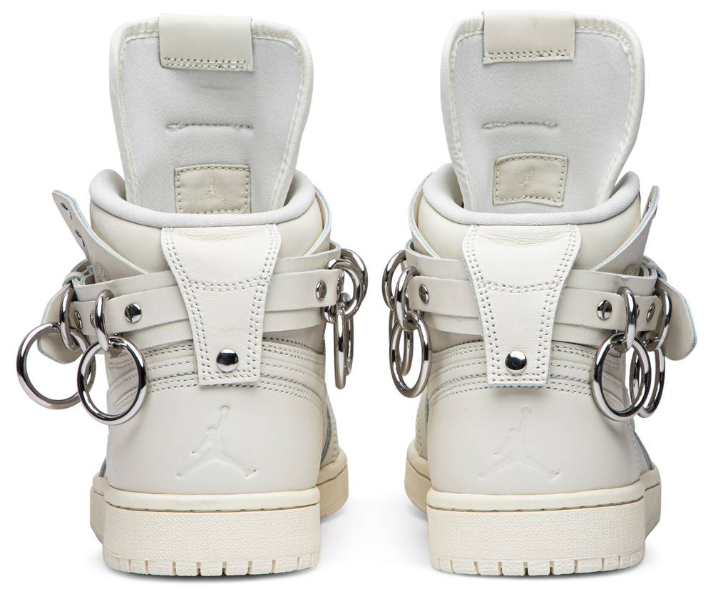 Giày Nike Comme des Garçons x Air Jordan 1 Retro Strap High 'White' CN5738-100 - Ảnh 4