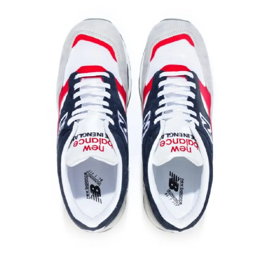 Giày New Balance 1500 Made in England ‘Grey Navy Red’ M1500GWR - Ảnh 7