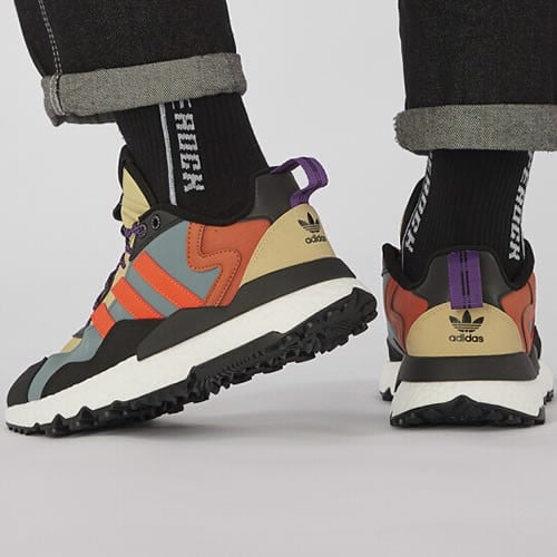 Giày Adidas Nite Jogger 'Core White Orange' FZ3664 - Ảnh 3