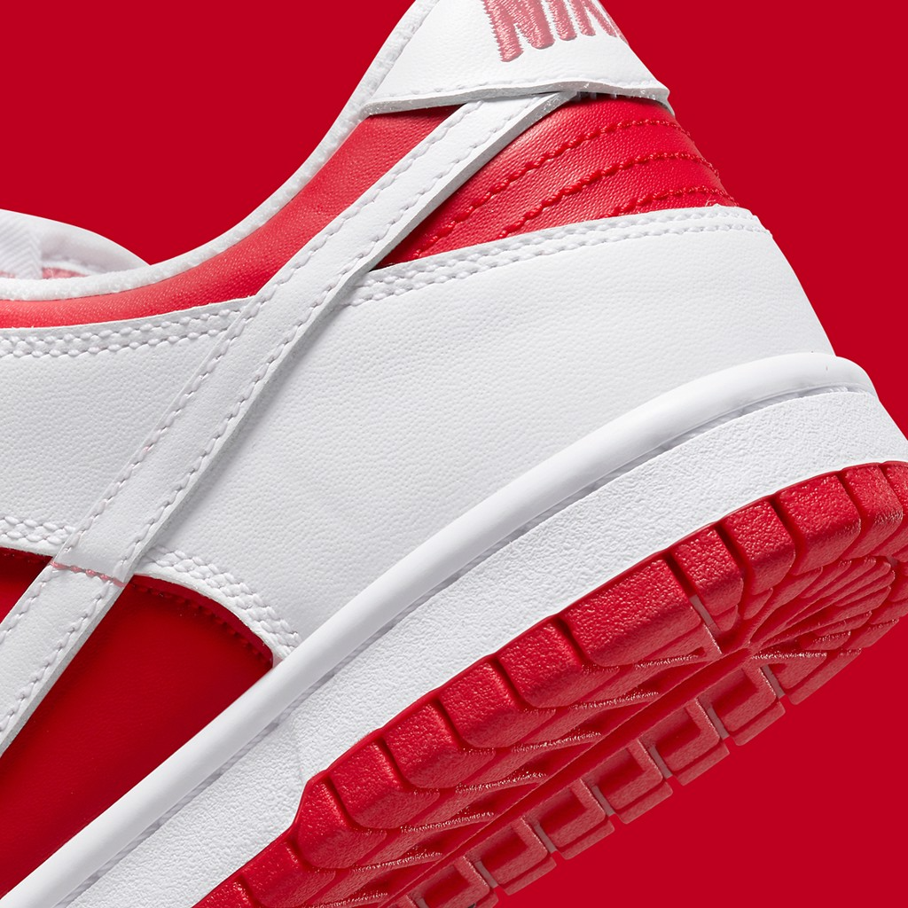 Giày Nike Dunk Low 'White University Red' DD1391-600 - Ảnh 8